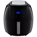 GoWISE USA 7.0 Qt. Black Electric Air Fryer with 8-in-1 Functionality and Recipe Book thumbnail 1