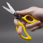 Klein Tools All-Purpose Electrician's Scissors with Serrated High Carbon Steel Blades thumbnail 2