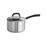 Tramontina Style 2 qt. Aluminum Nonstick Sauce Pan with Mirror-Polished Finish and Glass Lid thumbnail 1
