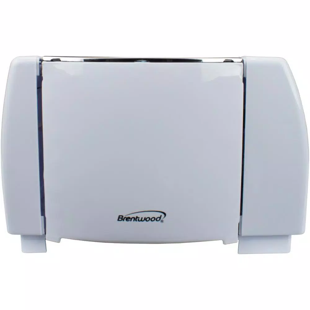 Brentwood Appliances TS-265 4-Slice White Toaster with Cool-Touch Exterior