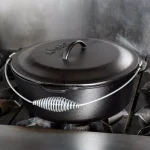 Lodge 4 Qt. Cast Iron Dutch Oven with Lid and Bail Handle thumbnail 10