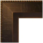 Amanti Art Signore 24 in. x 24 in. Square Wood Framed Beveled Edge Bathroom Vanity Mirror in Bronze thumbnail 3
