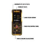 DEWALT 165 ft. Laser Distance Measurer with Color Screen thumbnail 2