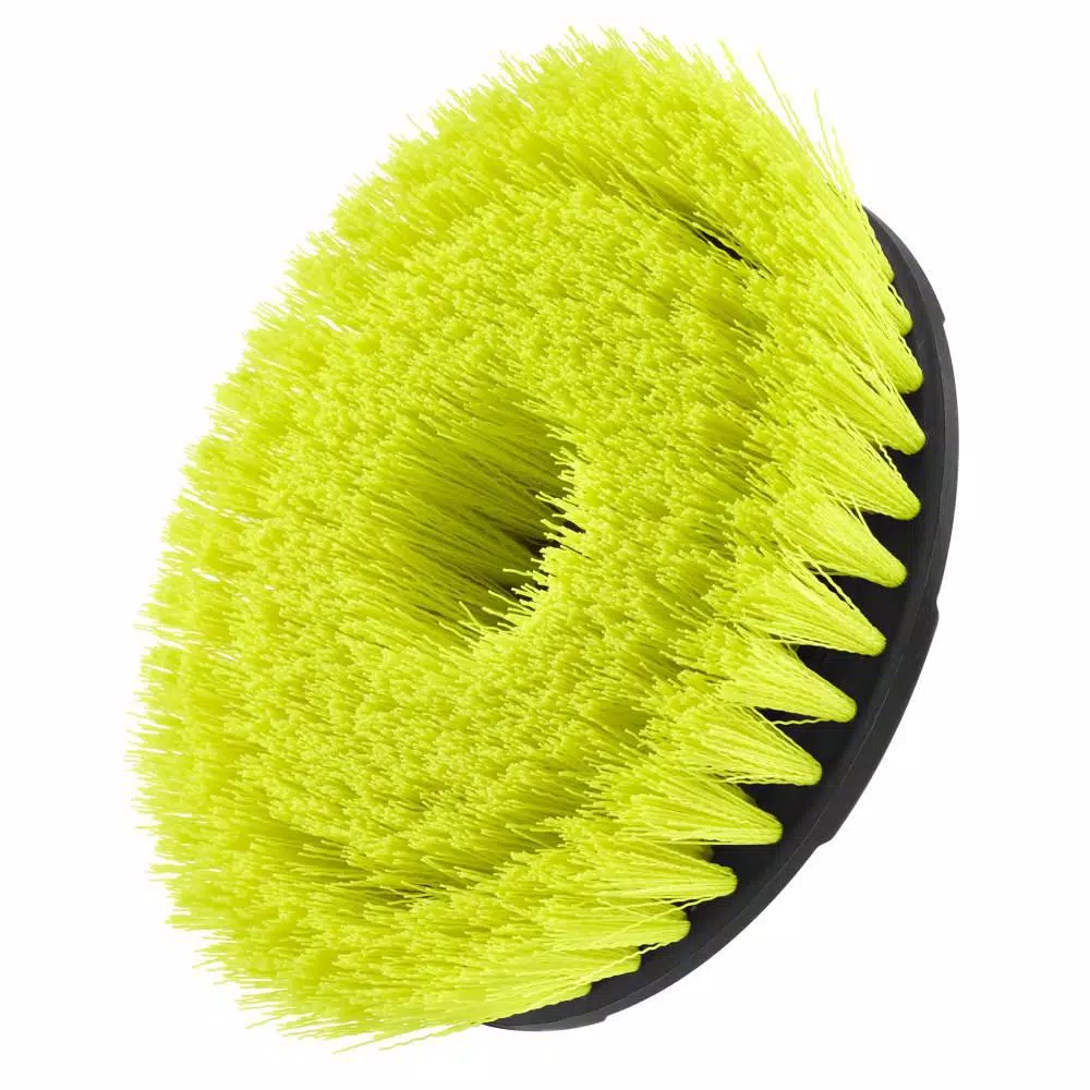 RYOBI 6 in. Medium Bristle Brush Accessory for P4500 and P4510 Power Scrubbers