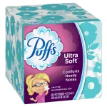 Puffs Ultra Soft Facial Tissues, Non-Lotion, 24 Case (56 Count per Box) thumbnail 2
