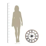 Utopia Alley 24-inch Oversized Roman Numeral Wall Clock - Multi-Tone Wood & Metal thumbnail 7