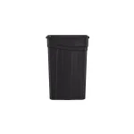 Suncast Commercial 23 Gallon Slim Black Resin Trash Can thumbnail 2