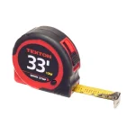 TEKTON 33 ft. x 1 in. Tape Measure with Impact-Resistant ABS Housing and Non-Slip Rubber Grips thumbnail 1