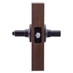 Copper Creek Zane Contemporary Black Keyed Entry Door Lever, Modern Zinc Hardware thumbnail 3