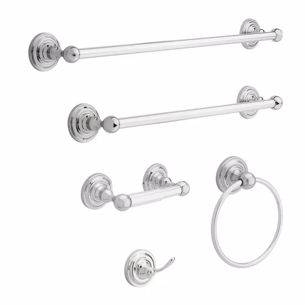 Delta Greenwich 18 in. Single Towel Bar, Chrome Finish