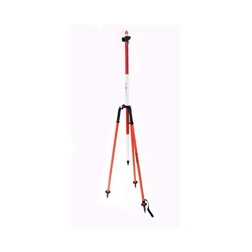 AdirPro Aluminum Red Prism Pole Tripod with Side-Entry Thumb Screw Head