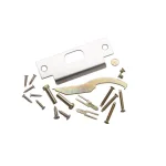 Taco Saturn Series Grade 2 Privacy Cylindrical Door Lever Set, Brushed Chrome thumbnail 2