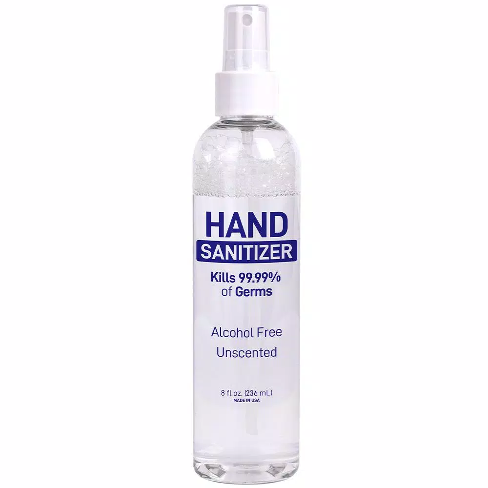 Unbranded Advanced Hand Sanitizer Spray, 8 oz. (Pack of 48)