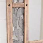 Home Decorators Collection Medium Rectangle Wood & Metal Antiqued Farmhouse Accent Mirror thumbnail 5