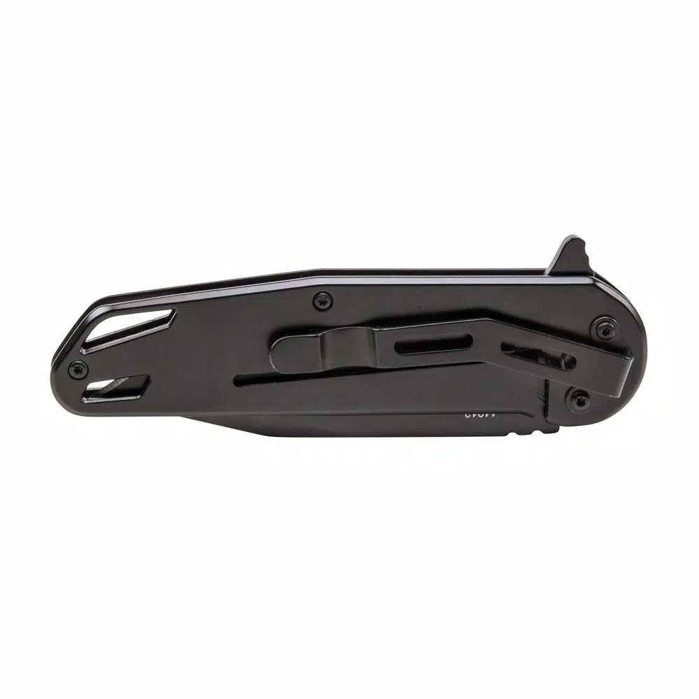 Klein Tools Bearing-Assisted Open Folding Knife with Tanto Blade