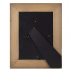 DesignOvation Museum Collection Rustic Brown Wood Picture Frame Set, 5x7 in. Matted to 3.5x5 in. (Set of 4) thumbnail 5