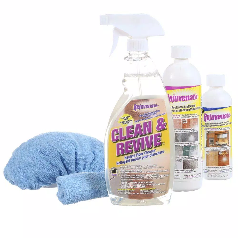 Rejuvenate Floor Renewer System, 16 oz. Liquid Floor Restorer and Protector