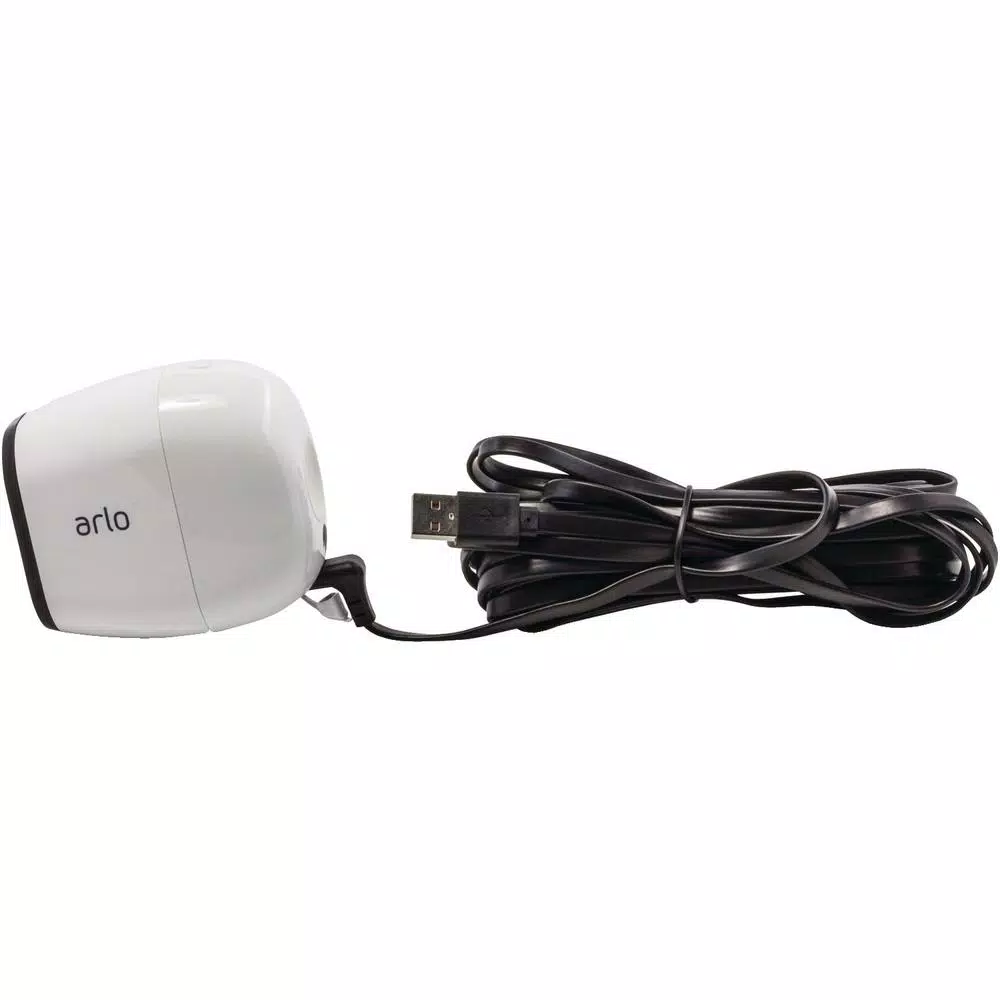 Unbranded Wasserstein 16.5 ft. Black Weatherproof Micro USB Cable for Arlo Pro