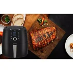Emerald 5.5 Qt. Digital XL Air Fryer, 1800W with 7 Presets and Keep Warm Function, Black thumbnail 4