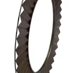Household Essentials 37" Bronze Sunburst Round Wall Mirror - Contemporary Glam Accent Mirror thumbnail 9