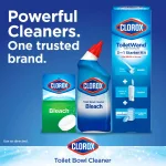 Clorox Toilet Bowl Cleaner with Bleach, Rain Clean Scent, 24 oz (2-Pack) thumbnail 8