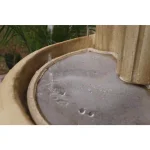 Kenroy Home Royal Resin Lionhead Wall Fountain - Sandstone Finish Mediterranean Outdoor Water Feature thumbnail 3