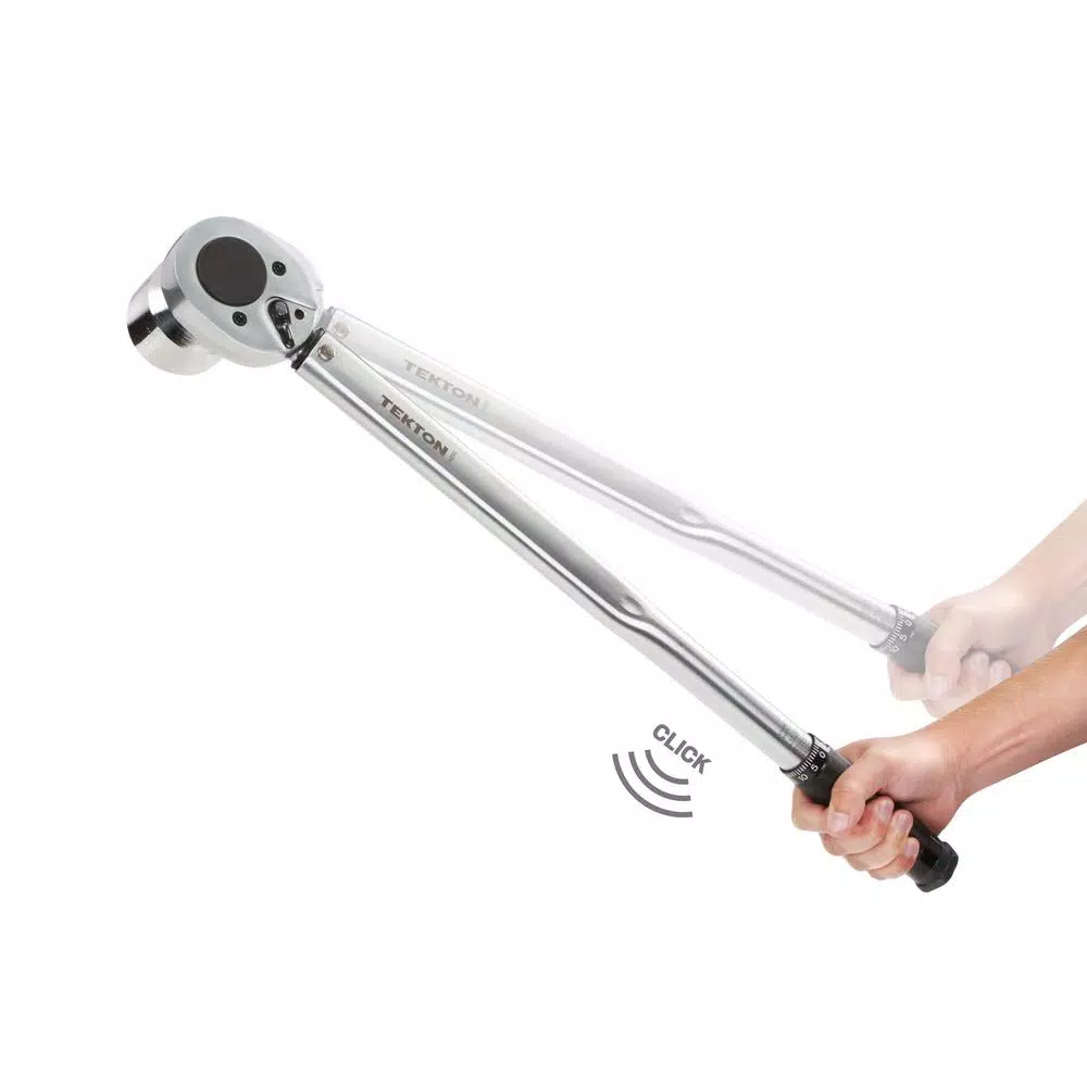 TEKTON 3/4 in. Drive Click Torque Wrench, 50-300 ft./lb.