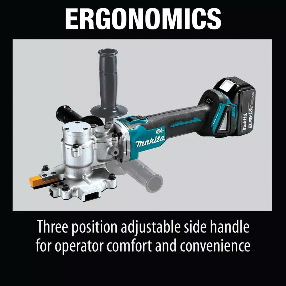 Makita 18V LXT Cordless Steel Rod Flush-Cutter Kit with 5.0 Ah Battery and Charger