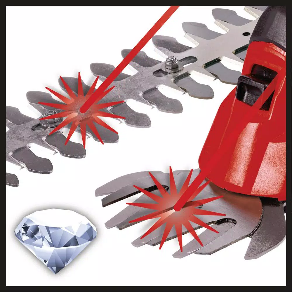 Einhell 18V Cordless 2-in-1 Grass Shear and Hedge Trimmer, Tool Only