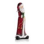 Alpine Corporation Alpine 28 in. Tall Skinny Santa Claus Sculpture - Indoor/Outdoor Christmas Decor thumbnail 3