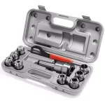 Stark 8-Piece Quick Change Spring Collet Chuck Set with MT3 Shank Holder, 1/8 in. to 1 in. thumbnail 1