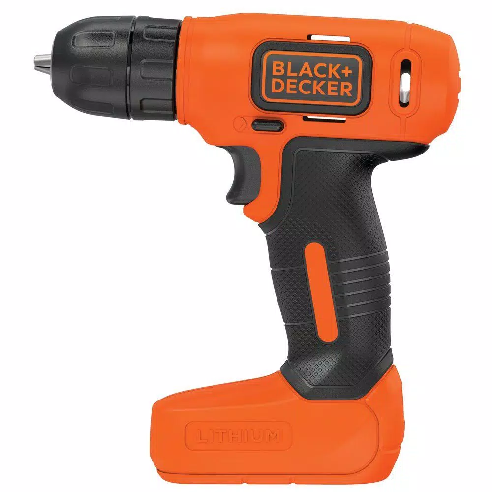 BLACK+DECKER 8-Volt MAX Lithium-Ion Cordless 3/8 in. Drill with Charger