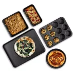 GRANITESTONE Pro 0.8mm Gauge Titanium Diamond Infused Non-Stick 5 Piece Granite Stone Bakeware Set thumbnail 1