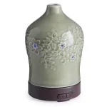 Airome Perennial Ultrasonic Essential Oil Diffuser, 9.3 in, Jade Green Ceramic thumbnail 1