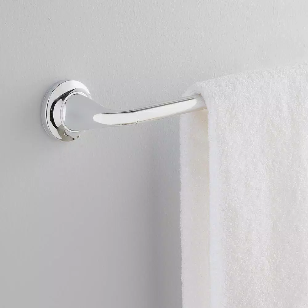 Glacier Bay Constructor 24 in. Single Towel Bar, Chrome Finish