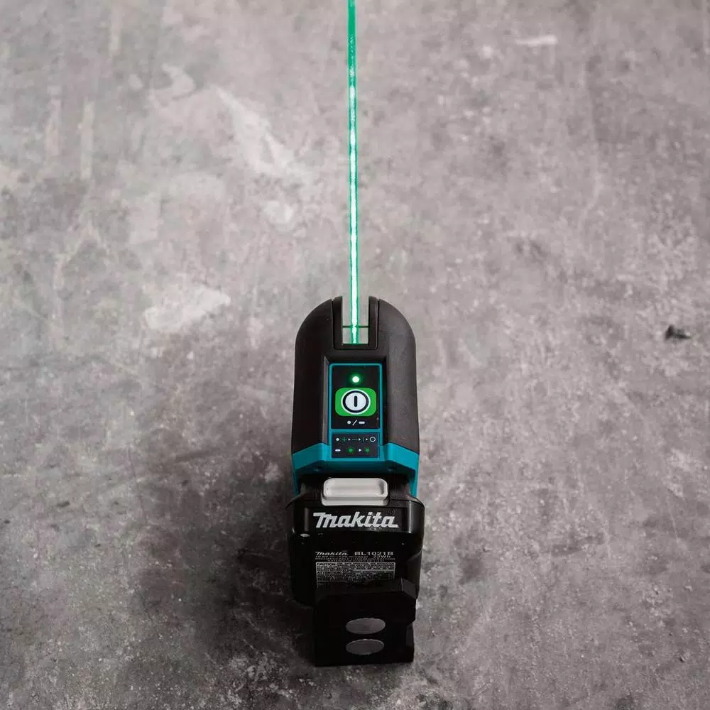 Makita 12V MAX CXT Self-Leveling Green Cross-Line Laser Kit (2.0 Ah)