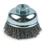 Lincoln Electric 3 in. Crimped Cup Wire Brush, 5/8-11 UNC Arbor thumbnail 1