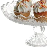 Gibson Home Jewelite 11.5 in. Clear Glass Footed Cake Stand thumbnail 2