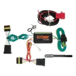 CURT Custom Vehicle-Trailer Wiring Harness for Fiat 500, 4-Way Flat Output T-Connector thumbnail 1