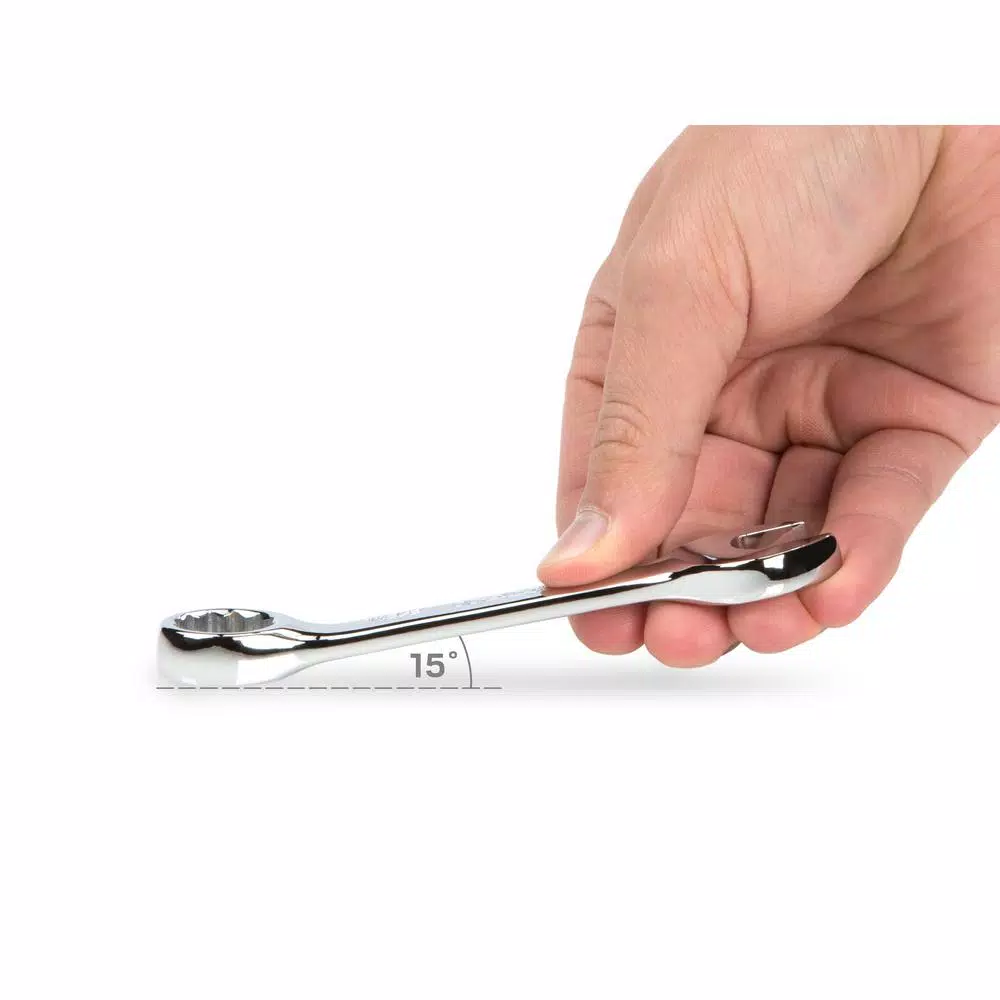 TEKTON 5/8 in. Stubby Combination Wrench, Chrome Vanadium Steel