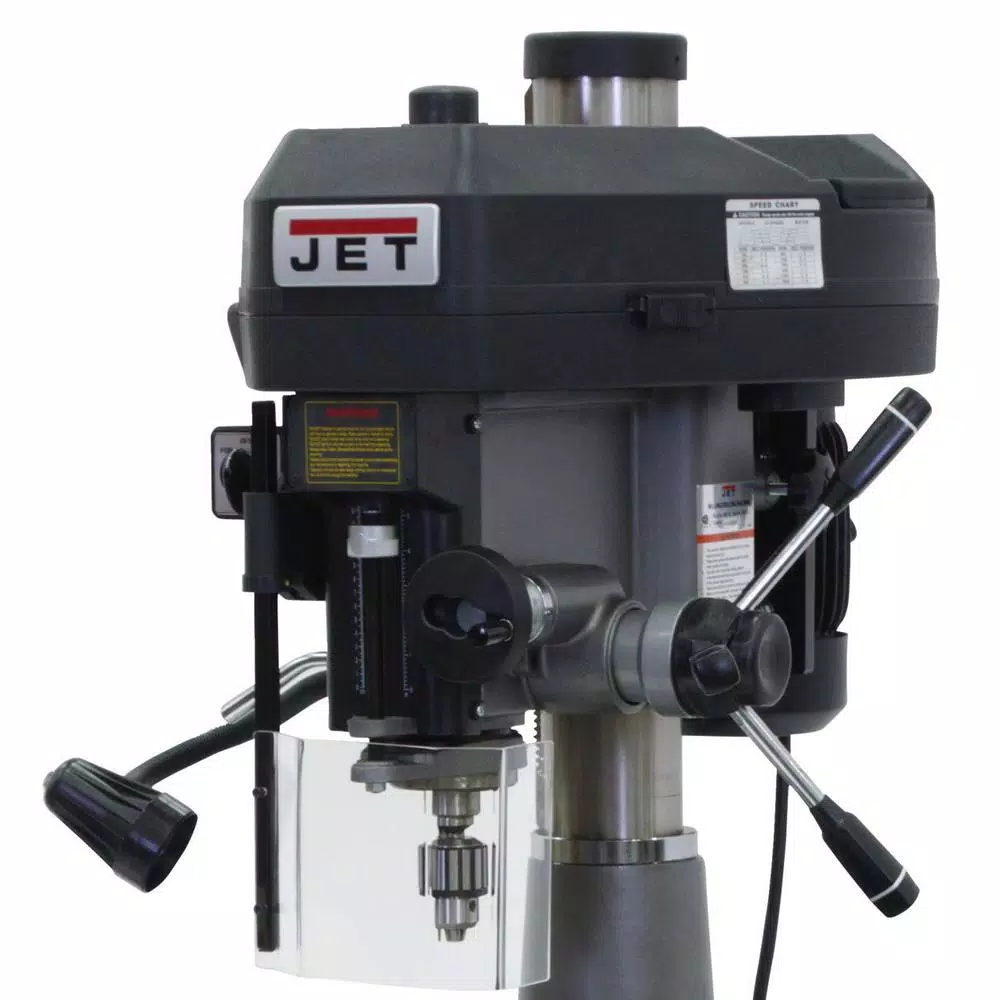 Jet JMD-18 Mill/Drill Press with Newall DP700 DRO and X-Axis Table Powerfeed