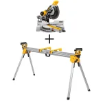 DEWALT 12 in. 15 Amp Sliding Compound Miter Saw with Heavy-Duty Miter Saw Stand (DWX723) thumbnail 1