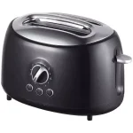 Brentwood Appliances TS-270BK Retro 2-Slice Extra-Wide Slot Toaster, Black thumbnail 1