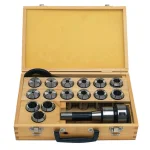 JET CCS-1 R-8 Mill Chuck and Collet Set, 17-Piece Precision Kit thumbnail 1
