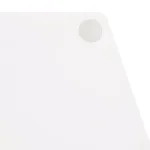 Kate and Laurel Lipton White Glossy Decorative Hexagon Tray with Gold Metal Handles thumbnail 5
