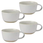 Certified International Artisan by Karidesign 4-Piece Cream Ceramic Dinnerware Set, Service for 4 thumbnail 1