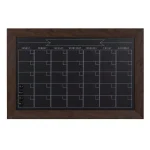 DesignOvation Beatrice Chalkboard Monthly Magnetic Calendar Memo Board, Framed Wall Organizer thumbnail 1