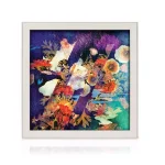 Unbranded White Wood 12.5 x 12.5 in. Square Record Picture Frame for LP Album Covers thumbnail 1
