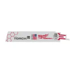 Milwaukee TORCH 6 in. 10 TPI Metal Cutting Reciprocating Saw Blades, Bi-Metal, 5-Pack thumbnail 3