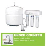 GE Profile Reverse Osmosis Premium Water Filtration System with Chrome Faucet thumbnail 4